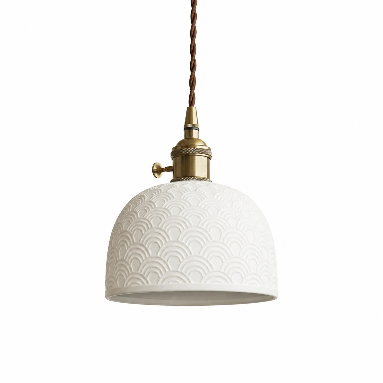 sku bowl wave white brass
